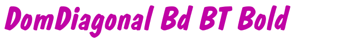 DomDiagonal Bd BT Bold
